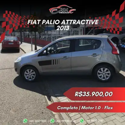 FIAT-PALIO-1.0 MPI ATTRACTIVE 8V FLEX 4P MANUAL FIAT-PALIO-2013