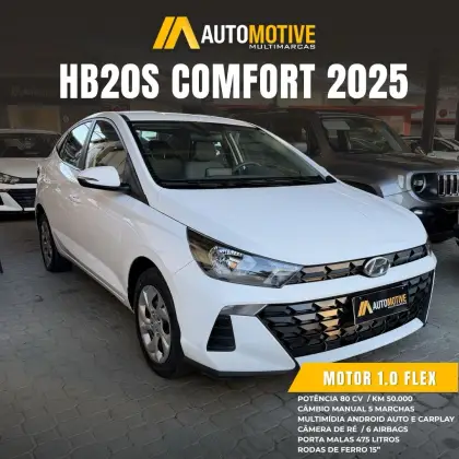 HYUNDAI HB20S 1.0 12V FLEX COMFORT PLUS MANUAL HYUNDAI HB20S 1.0 12V FLEX COMFORT PLUS MANUAL