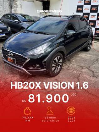 HYUNDAI HB20X 1.6 16V FLEX VISION AUTOMÁTICO