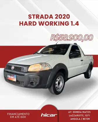 FIAT STRADA 1.4 MPI HARD WORKING CS 8V FLEX 2P MANUAL FIAT STRADA 1.4 MPI HARD WORKING CS 8V FLEX 2P MANUAL