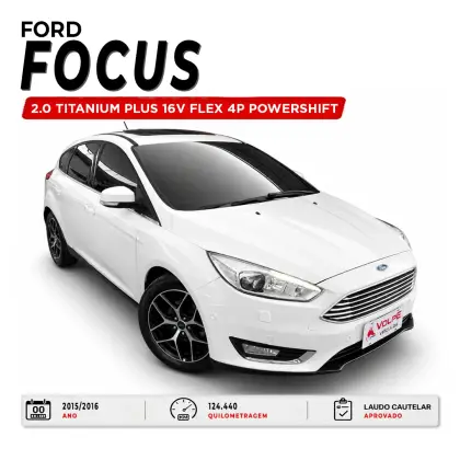 FORD FOCUS 2.0 TITANIUM PLUS 16V FLEX 4P POWERSHIFT