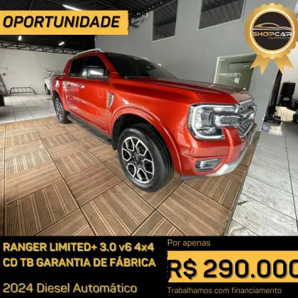 FORD RANGER 3.0 V6 TURBO DIESEL CD LIMITED 4X4 AUTOMÁTICO