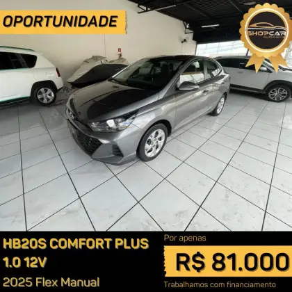 HYUNDAI HB20S 1.0 12V FLEX COMFORT PLUS MANUAL