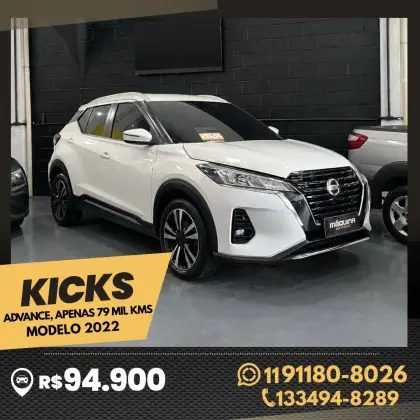 NISSAN KICKS 1.6 16V FLEXSTART ADVANCE XTRONIC NISSAN KICKS 1.6 16V FLEXSTART ADVANCE XTRONIC
