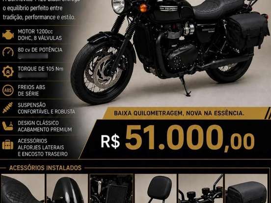 TRIUMPH-BONNEVILLE T120 BLACK 1200 TRIUMPH-BONNEVILLE T120 BLACK 1200-2023