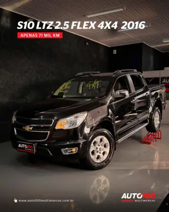 CHEVROLET S10 2.5 LTZ 4X4 CD 16V FLEX 4P MANUAL CHEVROLET S10 2.5 LTZ 4X4 CD 16V FLEX 4P MANUAL