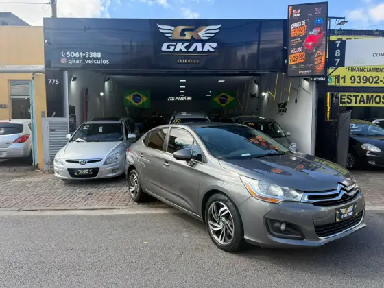 CITROËN C4 LOUNGE 1.6 EXCLUSIVE 16V TURBO GASOLINA 4P AUTOMÁTICO