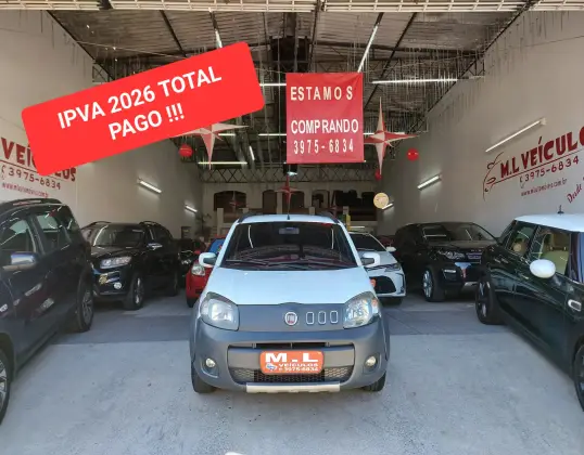 FIAT UNO 1.0 WAY 8V FLEX 4P MANUAL FIAT UNO 1.0 WAY 8V FLEX 4P MANUAL