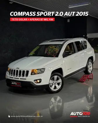 JEEP COMPASS 2.0 SPORT 4X2 16V GASOLINA 4P AUTOMÁTICO JEEP COMPASS 2.0 SPORT 4X2 16V GASOLINA 4P AUTOMÁTICO