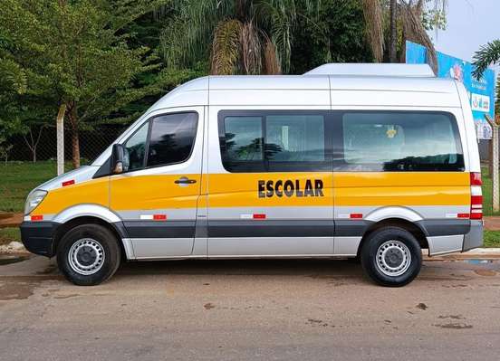 MERCEDES-BENZ-SPRINTER-2.2 415 CDI VAN 16 LUGARES TETO ALTO 16V BI-TURBO DIESEL MANUAL MERCEDES-BENZ-SPRINTER-2013