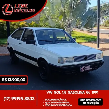 VOLKSWAGEN GOL 1.8 GL 8V GASOLINA 2P MANUAL