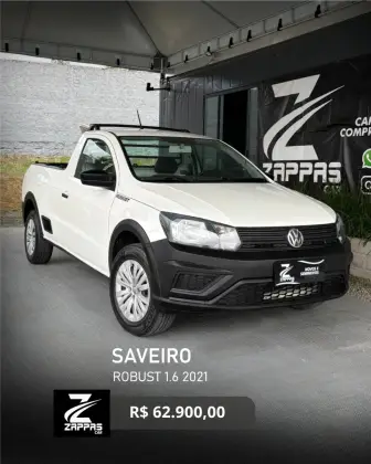 VOLKSWAGEN SAVEIRO 1.6 MSI ROBUST CS 8V FLEX 2P MANUAL VOLKSWAGEN SAVEIRO 1.6 MSI ROBUST CS 8V FLEX 2P MANUAL