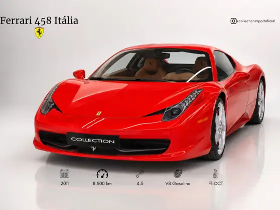 FERRARI 458 ITALIA 4.5 V8 GASOLINA F1-DCT