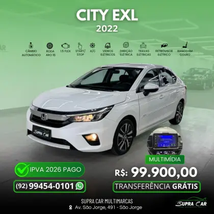 HONDA CITY 1.5 i-VTEC FLEX EXL CVT HONDA CITY 1.5 i-VTEC FLEX EXL CVT