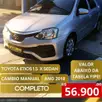 TOYOTA ETIOS 1.5 X SEDAN 16V FLEX 4P MANUAL TOYOTA ETIOS 1.5 X SEDAN 16V FLEX 4P MANUAL