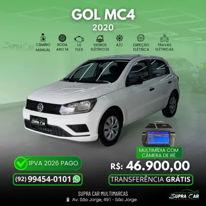 VOLKSWAGEN GOL 1.0 12V MPI TOTALFLEX 4P MANUAL