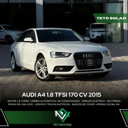 AUDI A4 1.8 TFSI AMBIENTE GASOLINA 4P MULTITRONIC