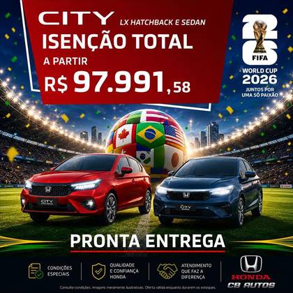 HONDA CITY 1.5 i-VTEC FLEX HATCH LX CVT
