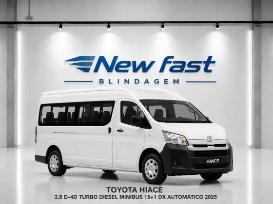 TOYOTA HIACE 2.8 D-4D TURBO DIESEL MINIBUS 15+1 DX AUTOMÁTICO