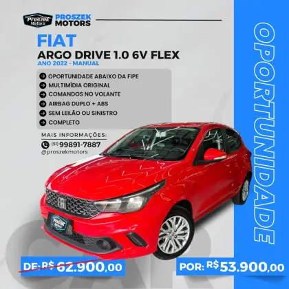 FIAT ARGO 1.0 FIREFLY FLEX DRIVE MANUAL FIAT ARGO 1.0 FIREFLY FLEX DRIVE MANUAL