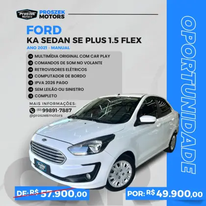 FORD KA 1.5 TI-VCT FLEX SE PLUS SEDAN MANUAL