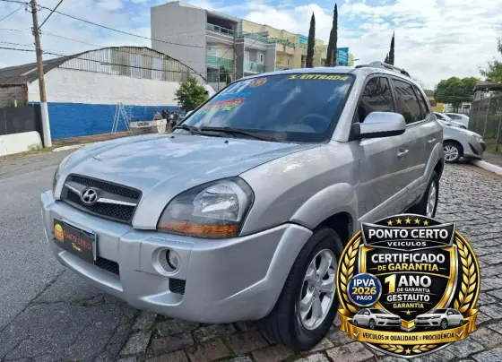 HYUNDAI TUCSON 2.0 MPFI GLS 16V 143CV 2WD FLEX 4P AUTOMÁTICO HYUNDAI TUCSON 2.0 MPFI GLS 16V 143CV 2WD FLEX 4P AUTOMÁTICO