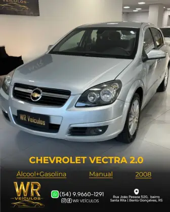 CHEVROLET VECTRA 2.0 MPFI GT HATCH 8V FLEX 4P MANUAL CHEVROLET VECTRA 2.0 MPFI GT HATCH 8V FLEX 4P MANUAL