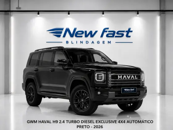 GWM HAVAL H9 2.4 TURBO DIESEL EXCLUSIVE 4X4 AUTOMÁTICO GWM HAVAL H9 2.4 TURBO DIESEL EXCLUSIVE 4X4 AUTOMÁTICO