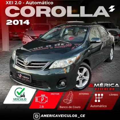 TOYOTA COROLLA 2.0 XEI 16V FLEX 4P AUTOMÁTICO TOYOTA COROLLA 2.0 XEI 16V FLEX 4P AUTOMÁTICO