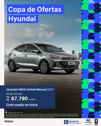 HYUNDAI HB20 1.0 12V FLEX LIMITED MANUAL HYUNDAI HB20 1.0 12V FLEX LIMITED MANUAL