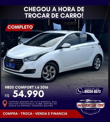 HYUNDAI HB20 1.6 COMFORT PLUS 16V FLEX 4P MANUAL HYUNDAI HB20 1.6 COMFORT PLUS 16V FLEX 4P MANUAL
