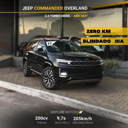 JEEP COMMANDER 2.2 TURBO DIESEL OVERLAND AT9 JEEP COMMANDER 2.2 TURBO DIESEL OVERLAND AT9