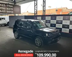 JEEP RENEGADE 1.3 T270 TURBO FLEX LONGITUDE AT6 JEEP RENEGADE 1.3 T270 TURBO FLEX LONGITUDE AT6