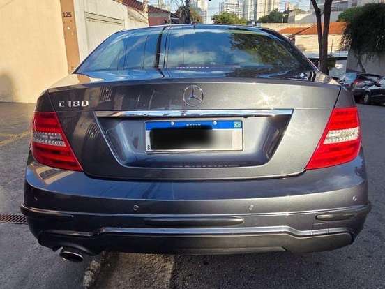MERCEDES-BENZ-C 180-1.6 CGI SPORT 16V TURBO GASOLINA 4P AUTOMÁTICO MERCEDES-BENZ-C 180-2013