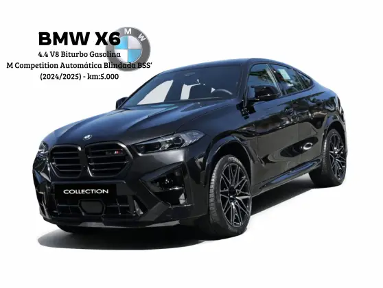 BMW X6 4.4 V8 BITURBO GASOLINA M COMPETITION AUTOMÁTICO BMW X6 4.4 V8 BITURBO GASOLINA M COMPETITION AUTOMÁTICO