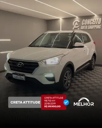 HYUNDAI CRETA 1.6 16V FLEX ATTITUDE AUTOMÁTICO