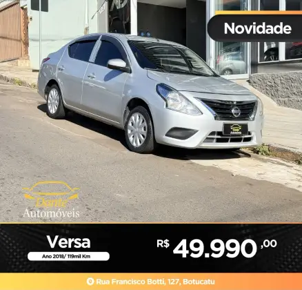 NISSAN VERSA 1.0 12V FLEX 4P MANUAL NISSAN VERSA 1.0 12V FLEX 4P MANUAL
