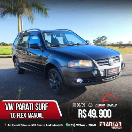 VOLKSWAGEN PARATI 1.6 MI SURF 8V FLEX 4P MANUAL G.IV VOLKSWAGEN PARATI 1.6 MI SURF 8V FLEX 4P MANUAL G.IV