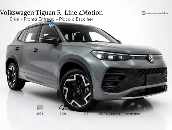 VOLKSWAGEN TIGUAN 2.0 350 TSI GASOLINA R-LINE 4MOTION AUTOMÁTICO VOLKSWAGEN TIGUAN 2.0 350 TSI GASOLINA R-LINE 4MOTION AUTOMÁTICO