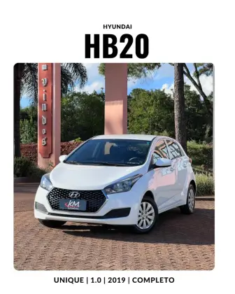 HYUNDAI HB20 1.0 UNIQUE 12V FLEX 4P MANUAL