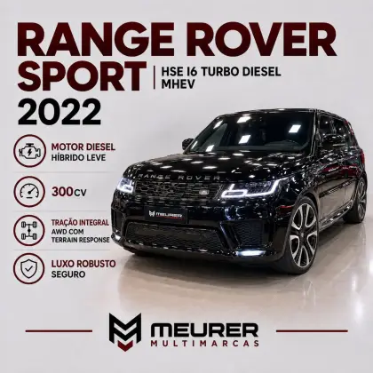 LAND ROVER RANGE ROVER SPORT 3.0 D300 TURBO DIESEL HSE AUTOMÁTICO LAND ROVER RANGE ROVER SPORT 3.0 D300 TURBO DIESEL HSE AUTOMÁTICO