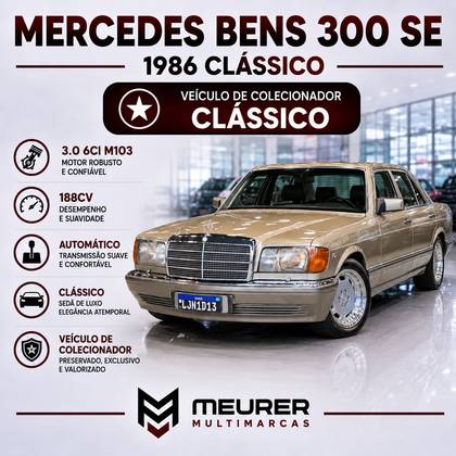 MERCEDES-BENZ 300 SEL 3.2 6 CILINDROS GASOLINA 4P MANUAL