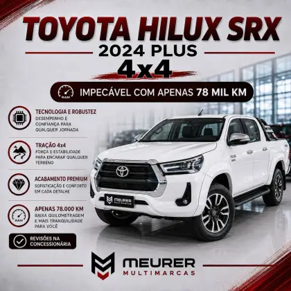 TOYOTA HILUX 2.8 D-4D TURBO DIESEL CD SRX 4X4 AUTOMÁTICO