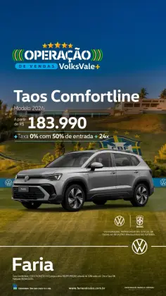 VOLKSWAGEN TAOS 1.4 250 TSI TOTAL FLEX COMFORTLINE AUTOMÁTICO