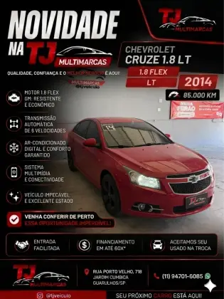 CHEVROLET CRUZE 1.8 LT SPORT6 16V FLEX 4P AUTOMÁTICO CHEVROLET CRUZE 1.8 LT SPORT6 16V FLEX 4P AUTOMÁTICO
