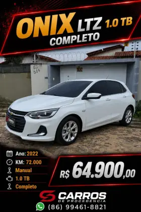 CHEVROLET ONIX 1.0 TURBO FLEX PLUS LTZ MANUAL CHEVROLET ONIX 1.0 TURBO FLEX PLUS LTZ MANUAL
