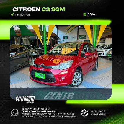 CITROËN C3 2014 1.5 ORIGINE 8V FLEX 4P MANUAL