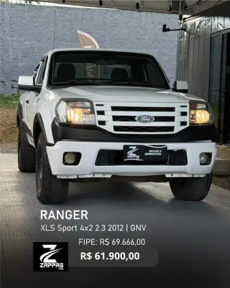 FORD RANGER 2.3 XLS SPORT 16V 4X2 CS GASOLINA 2P MANUAL FORD RANGER 2.3 XLS SPORT 16V 4X2 CS GASOLINA 2P MANUAL