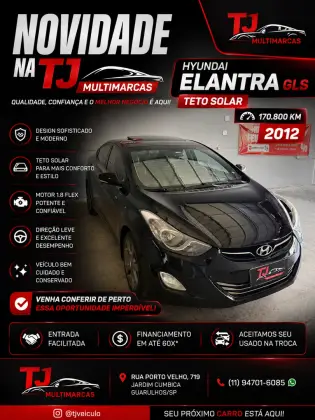 HYUNDAI ELANTRA 1.8 GLS 16V GASOLINA 4P AUTOMÁTICO HYUNDAI ELANTRA 1.8 GLS 16V GASOLINA 4P AUTOMÁTICO