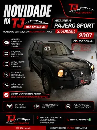 MITSUBISHI PAJERO 2.5 HD 4X4 8V TURBO INTERCOOLER DIESEL 4P MANUAL MITSUBISHI PAJERO 2.5 HD 4X4 8V TURBO INTERCOOLER DIESEL 4P MANUAL